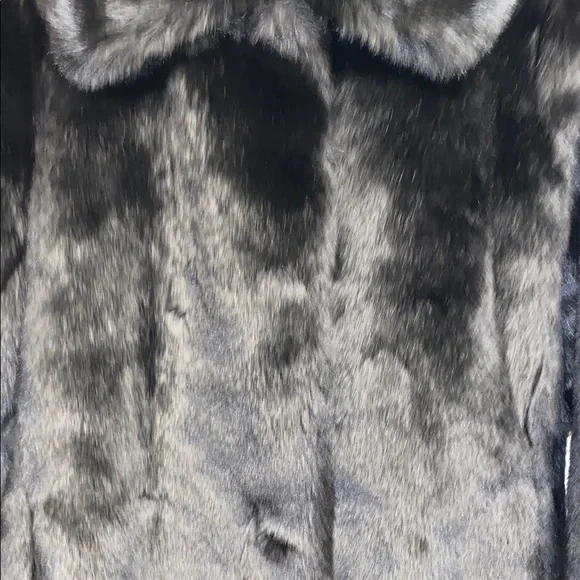H&M Size 4 Black Teddy Jacket Luxurious Fluffy Faux Fur - Picture 7 of 16